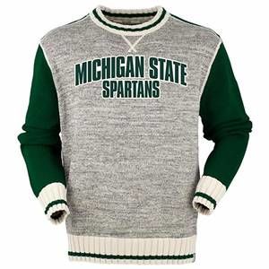 NWT MENS MEDIUM MICHIGAN STATE CREW SWEATER NCAA